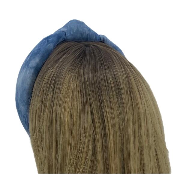 Lele Sadoughi Atlantic Blue Tie-Dye Knotted Headband New main image 13